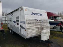 Salvage trucks for sale at Woodburn, OR auction: 2005 Keystone 2005 Dutchman Sprinter