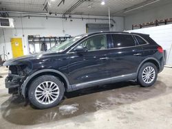 Salvage cars for sale at Candia, NH auction: 2016 Lincoln MKX Select