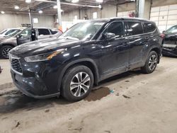 Salvage cars for sale at Blaine, MN auction: 2021 Toyota Highlander XLE