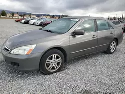 Honda Accord ex salvage cars for sale: 2006 Honda Accord EX