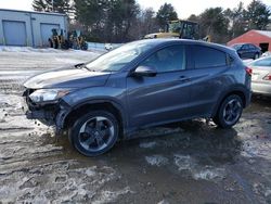 Salvage cars for sale at Mendon, MA auction: 2018 Honda HR-V EX