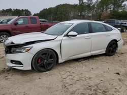 Salvage cars for sale at Seaford, DE auction: 2020 Honda Accord Sport