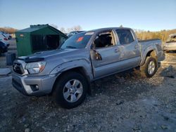 Salvage cars for sale at West Warren, MA auction: 2015 Toyota Tacoma Double Cab