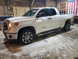 Salvage cars for sale at Rapid City, SD auction: 2014 Toyota Tundra Double Cab SR