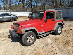 Jeep salvage cars for sale: 2005 Jeep Wrangler X