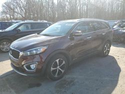 Salvage cars for sale at Glassboro, NJ auction: 2017 KIA Sorento EX