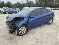 Salvage cars for sale at Ocala, FL auction: 2017 KIA Forte LX