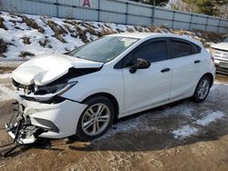 Salvage cars for sale at Davison, MI auction: 2018 Chevrolet Cruze LT