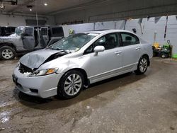 Salvage cars for sale at Candia, NH auction: 2010 Honda Civic EXL