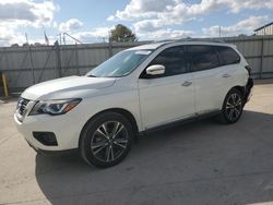 Nissan salvage cars for sale: 2017 Nissan Pathfinder S