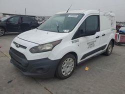 Salvage cars for sale at Grand Prairie, TX auction: 2015 Ford Transit Connect XL