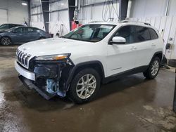 Salvage cars for sale at Ham Lake, MN auction: 2015 Jeep Cherokee Latitude