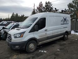 Salvage trucks for sale at Denver, CO auction: 2020 Ford Transit T-250