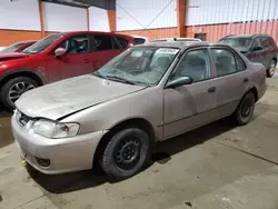 Toyota Corolla ce salvage cars for sale: 2001 Toyota Corolla CE