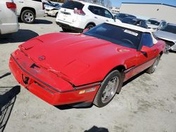 Salvage cars for sale at Spartanburg, SC auction: 1989 Chevrolet Corvette