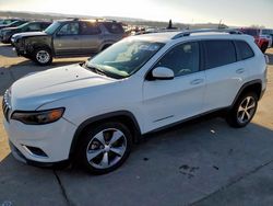 Jeep salvage cars for sale: 2020 Jeep Cherokee Limited