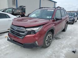 Salvage cars for sale at Central Square, NY auction: 2025 Subaru Forester Premium