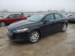 Salvage cars for sale at Kansas City, KS auction: 2015 Ford Fusion SE