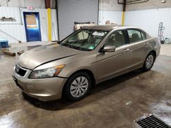 Carros con título limpio a la venta en subasta: 2008 Honda Accord LX