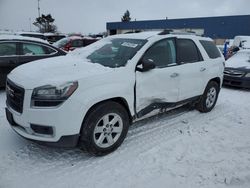 Salvage cars for sale at Woodhaven, MI auction: 2016 GMC Acadia SLE