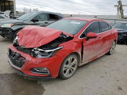 Salvage cars for sale at Kansas City, KS auction: 2016 Chevrolet Cruze Premier