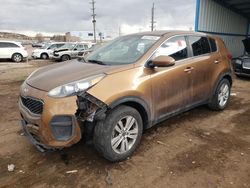 Salvage cars for sale at Colorado Springs, CO auction: 2018 KIA Sportage LX