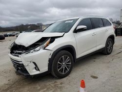 Toyota Highlander salvage cars for sale: 2019 Toyota Highlander SE