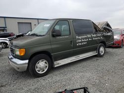 Salvage cars for sale at Earlington, KY auction: 2003 Ford Econoline E350 Super Duty Wagon