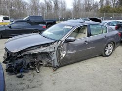 Salvage cars for sale at Waldorf, MD auction: 2011 Infiniti G37