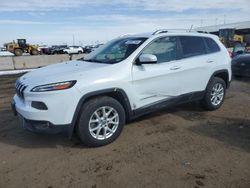 Salvage cars for sale at Brighton, CO auction: 2015 Jeep Cherokee Latitude