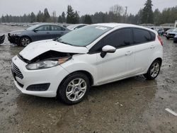 Salvage cars for sale at Graham, WA auction: 2015 Ford Fiesta SE