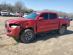 Salvage cars for sale at auction: 2018 Toyota Tacoma Double Cab