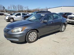 Salvage cars for sale at Spartanburg, SC auction: 2012 Honda Accord LX