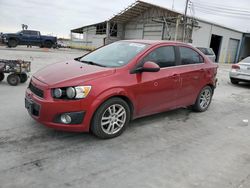 Salvage cars for sale at Corpus Christi, TX auction: 2012 Chevrolet Sonic LT