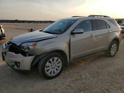 Salvage cars for sale at San Antonio, TX auction: 2011 Chevrolet Equinox LT