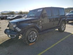 Salvage cars for sale at Las Vegas, NV auction: 2022 Jeep Wrangler Unlimited Sahara