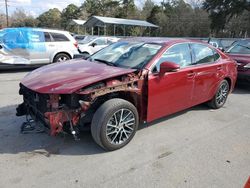 Salvage cars for sale at Savannah, GA auction: 2016 Lexus ES 350