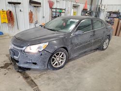 Salvage cars for sale at Mcfarland, WI auction: 2015 Chevrolet Malibu 1LT