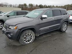 Salvage cars for sale at Exeter, RI auction: 2015 Jeep Grand Cherokee Limited