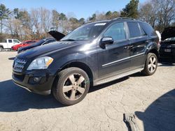 Salvage cars for sale at Austell, GA auction: 2009 Mercedes-Benz ML 350