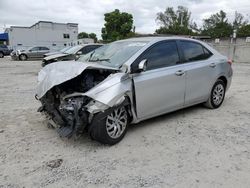 Toyota Corolla Vehiculos salvage en venta: 2018 Toyota Corolla L