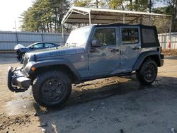 Salvage cars for sale at Austell, GA auction: 2015 Jeep Wrangler Unlimited Sport