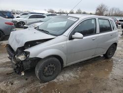 Chevrolet salvage cars for sale: 2007 Chevrolet Aveo LT