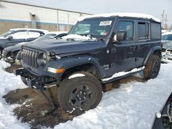 Jeep salvage cars for sale: 2019 Jeep Wrangler Unlimited Sport