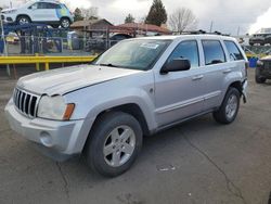 Jeep Grand Cherokee Limited salvage cars for sale: 2007 Jeep Grand Cherokee Limited