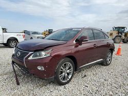 Salvage cars for sale at Taylor, TX auction: 2013 Lexus RX 350