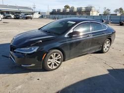 Salvage cars for sale at Tulsa, OK auction: 2015 Chrysler 200 Limited