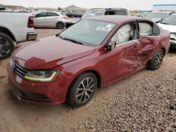 Volkswagen salvage cars for sale: 2017 Volkswagen Jetta SE