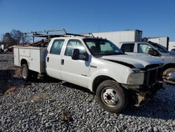 Salvage trucks for sale at Montgomery, AL auction: 2007 Ford F350 Super Duty