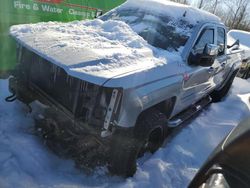 Salvage cars for sale at North Billerica, MA auction: 2016 Chevrolet Silverado K1500 LT